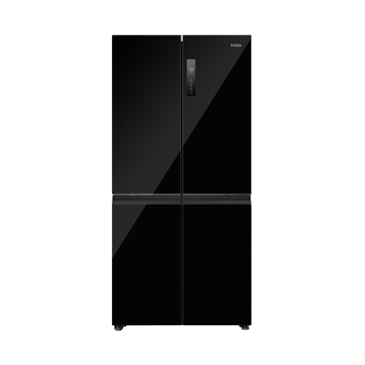 מקרר ארבע דלתות 550 ליטר זכוכית שחורה האייר HAIER HRF-5800FB יבואן רשמי