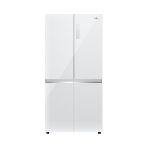 מקרר ארבע דלתות 550 ליטר זכוכית לבנה האייר HAIER HRF-5800FW יבואן רשמי