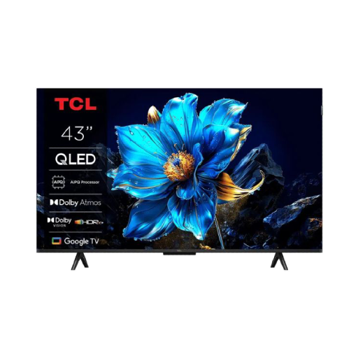 מסך טלוויזיה 43 אינץ' QLED 4K טי סי אל TCL 43P7K יבואן רשמי