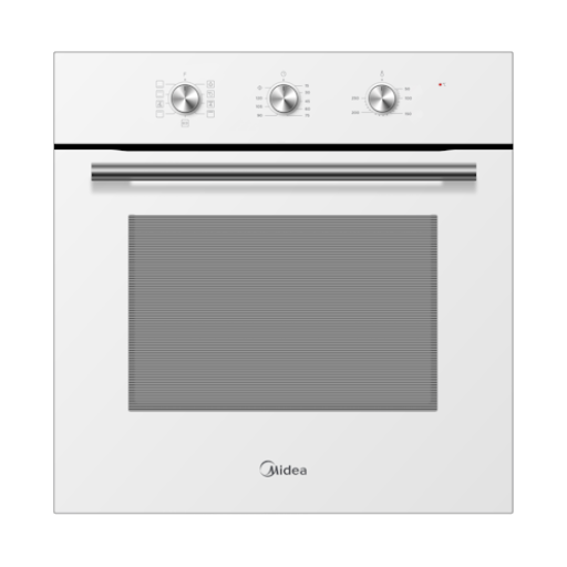 תנור אפיה בנוי זכוכית לבנה מידאה MIDEA 65DME30004W יבואן רשמי