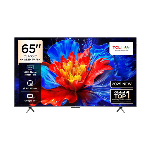 מסך טלוויזיה 65 אינץ' QLED 4K טי סי אל TCL 65P8K יבואן רשמי