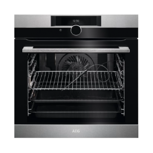 תנור אפיה בנוי פירוליטי נירוסטה אה אה גה AEG BPK294733M יבואן רשמי