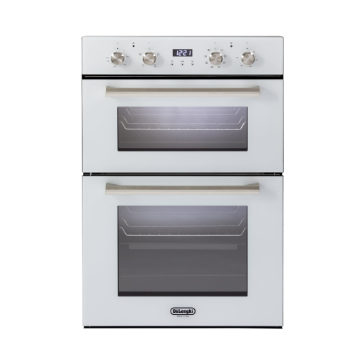 תנור אפיה בנוי זכוכית לבנה דלונגי DELONGHI DBIS87EDW יבואן רשמי