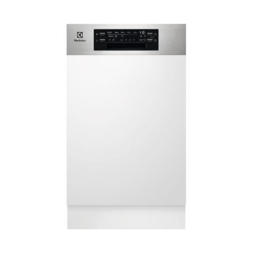 מדיח כלים חצי אינטגרלי צר פאנל נירוסטה אלקטרולוקס ELECTROLUX EES42210IX יבואן רשמי