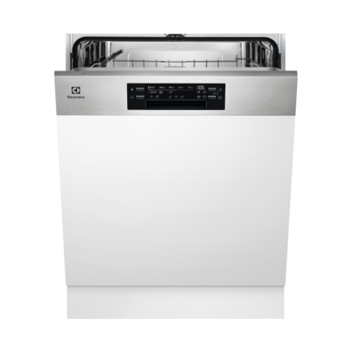 מדיח כלים חצי אינטגרלי רחב פאנל נירוסטה אלקטרולוקס ELECTROLUX EES47310IX יבואן רשמי