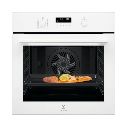 תנור אפיה בנוי פירולטי לבן אלקטרולוקס ELECTROLUX EOP6401V יבואן רשמי