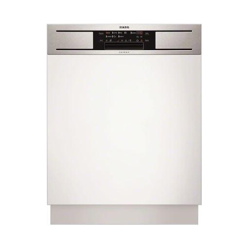 מדיח כלים חצי אינטגרלי רחב פאנל נירוסטה אה אה גה AEG F88705IM0P יבואן רשמי