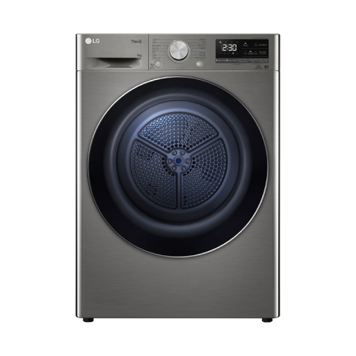 מייבש כביסה 9 ק"ג משאבת חום אל ג'י LG FD1809GB יבואן רשמי