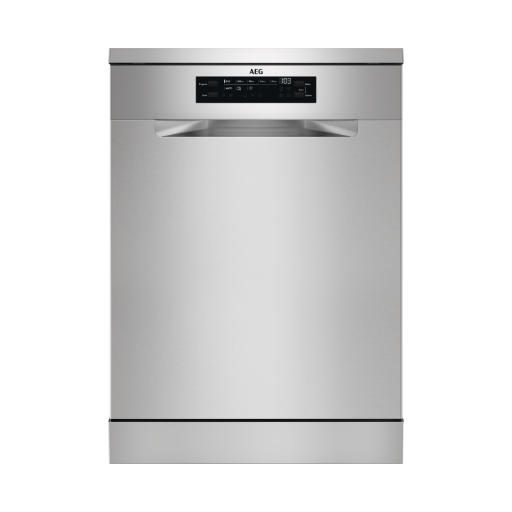 מדיח כלים עומד רחב נירוסטה אה אה גה AEG FFB53607ZM יבואן רשמי