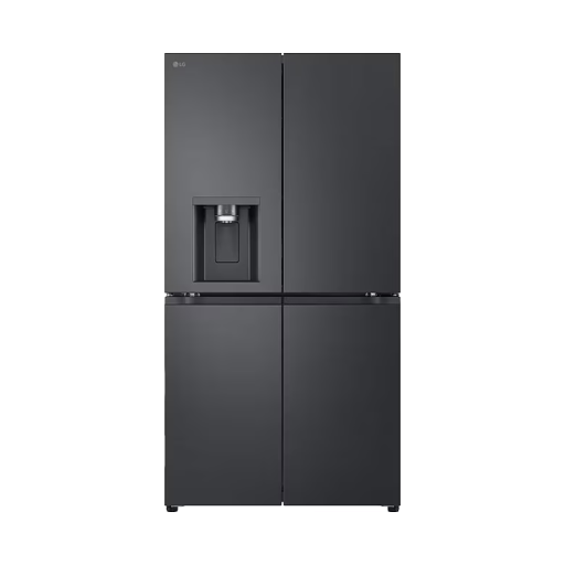 מקרר ארבע דלתות 842 ליטר פלדה שחורה אל ג'י LG GR-930BDIS יבואן רשמי