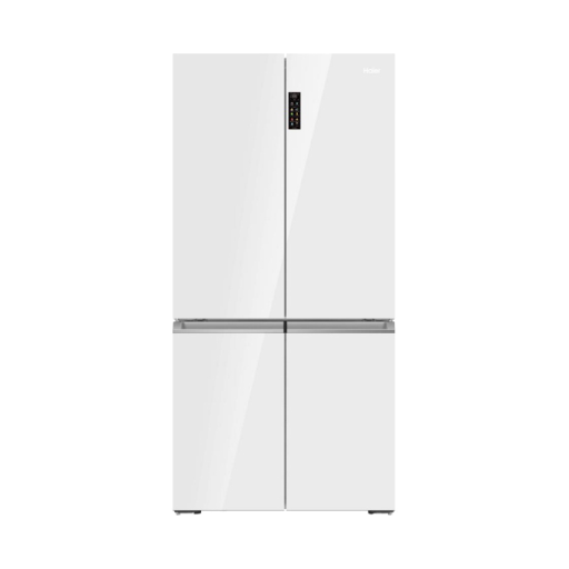 מקרר ארבע דלתות 681 ליטר זכוכית לבנה האייר HAIER HRF-825FW יבואן רשמי