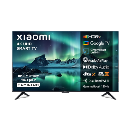 מסך טלוויזיה 50 אינץ' LED 4K שיאומי XIAOMI L50MB-AME יבואן רשמי