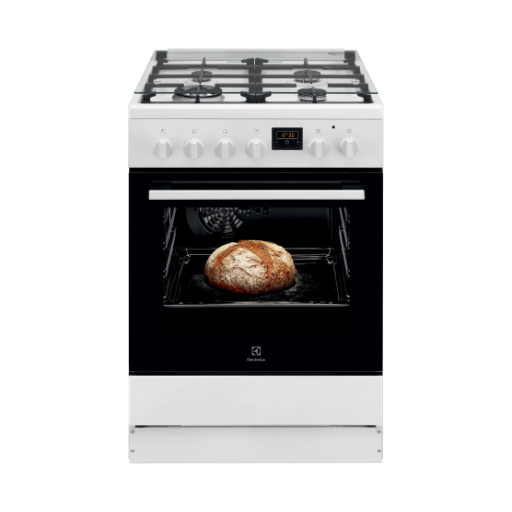 תנור אפיה משולב לבן אלקטרולוקס ELECTROLUX LKK620200W יבואן רשמי