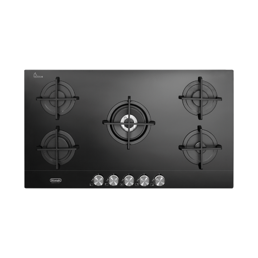 כיריים גז 5 מבערים זכוכית שחורה דלונגי DELONGHI NSL590NC-IL יבואן רשמי