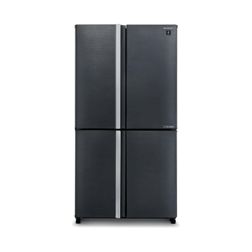 מקרר ארבע דלתות 525 ליטר נירוסטה מושחרת שארפ SHARP SJ-8570SL יבואן רשמי