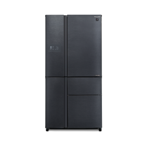 מקרר חמש דלתות 668 ליטר נירוסטה מושחרת שארפ SHARP SJ-9630SL יבואן רשמי