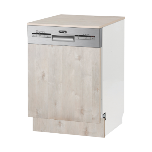 מדיח כלים חצי אינטגרלי צר פאנל נירוסטה דלונגי DELONGHI WMD26HI יבואן רשמי