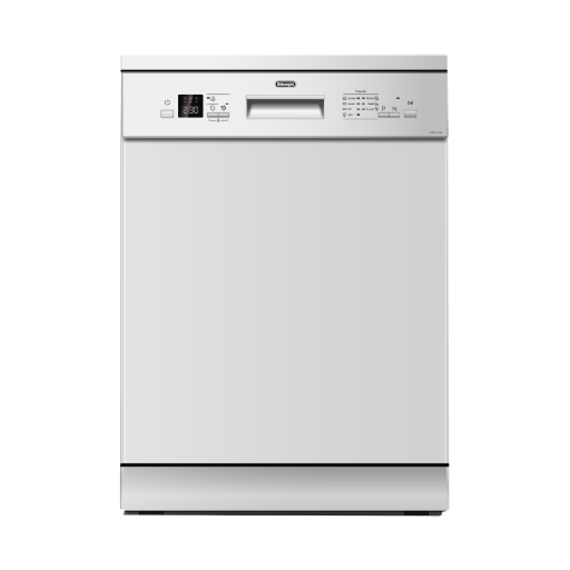 מדיח כלים עומד רחב לבן דלונגי DELONGHI WMD65W יבואן רשמי