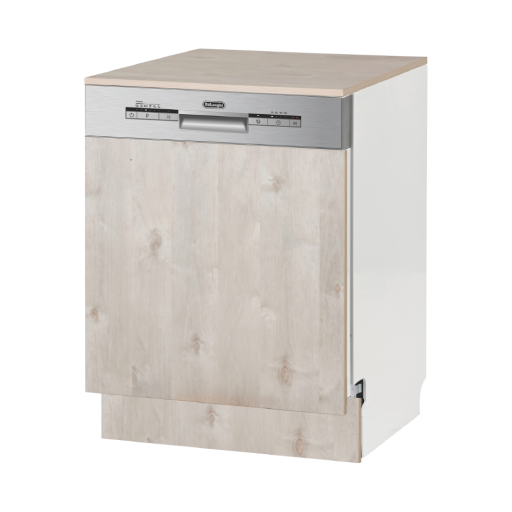 מדיח כלים חצי אינטגרלי רחב פאנל נירוסטה דלונגי DELONGHI WMD75HI יבואן רשמי