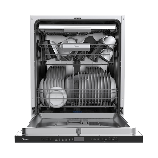 מדיח כלים אינטגרלי מלא רחב ללא חיפוי מידאה MIDEA WQP12-W7703M יבואן רשמי