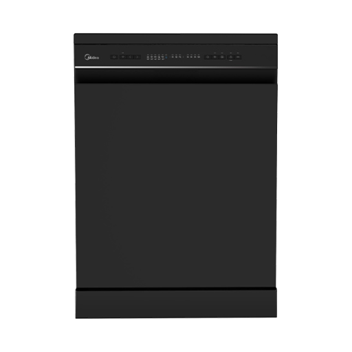 מדיח כלים עומד רחב שחור מידאה MIDEA WQP14-W7633C-B יבואן רשמי