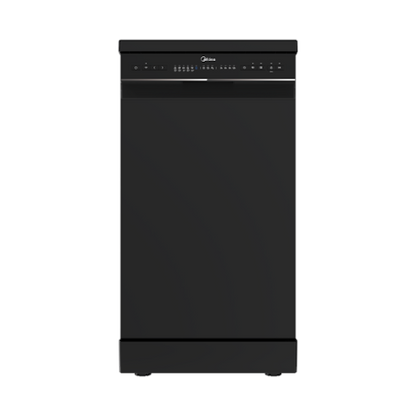 מדיח כלים עומד צר שחור מידאה MIDEA WQP8-W7634C-B יבואן רשמי