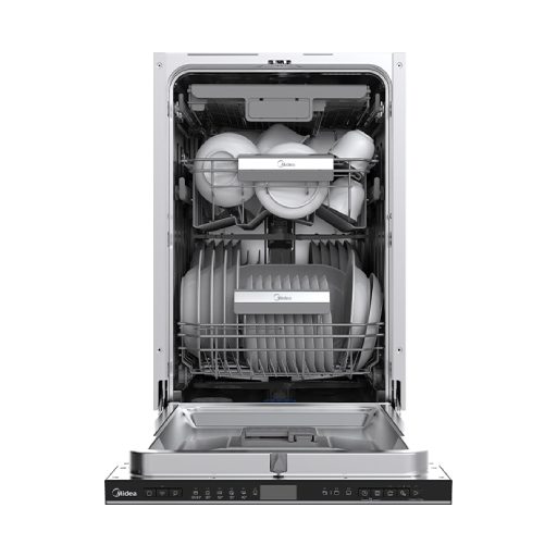 מדיח כלים אינטגרלי מלא צר ללא חיפוי מידאה MIDEA WQP8-W7704M יבואן רשמי