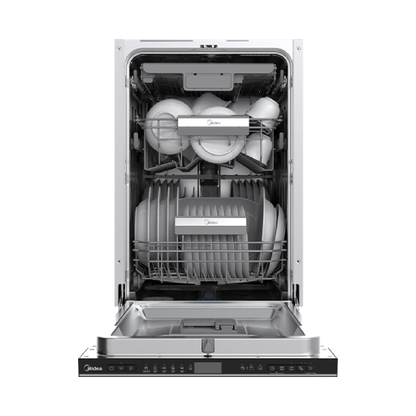 מדיח כלים אינטגרלי מלא צר ללא חיפוי מידאה MIDEA WQP8-W7704M יבואן רשמי